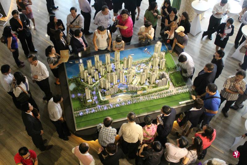 中国房地产发展商碧桂园（Country Garden）推出位于依斯干达经济特区的大型住宅项目“金海湾”。近年来，随着依斯干达经济特区发展和新马政府加强互动，多个中国房地产发展商看好依斯干达的投资潜能，在当地开发大规模住宅和商业项目。（资料图）