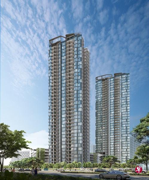 Gem Residences有两栋主楼，一栋37层楼高、另一栋38层楼高。（毅雅地产提供）
