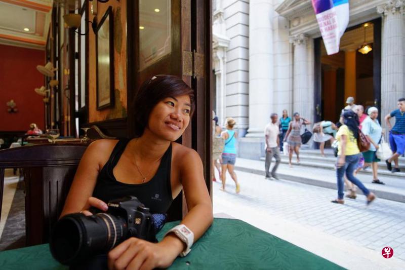 洪伟喜：女生自己一个旅行，危险性比男生多，但其实只要多运用点常识，旅行绝对安全。（受访者提供）