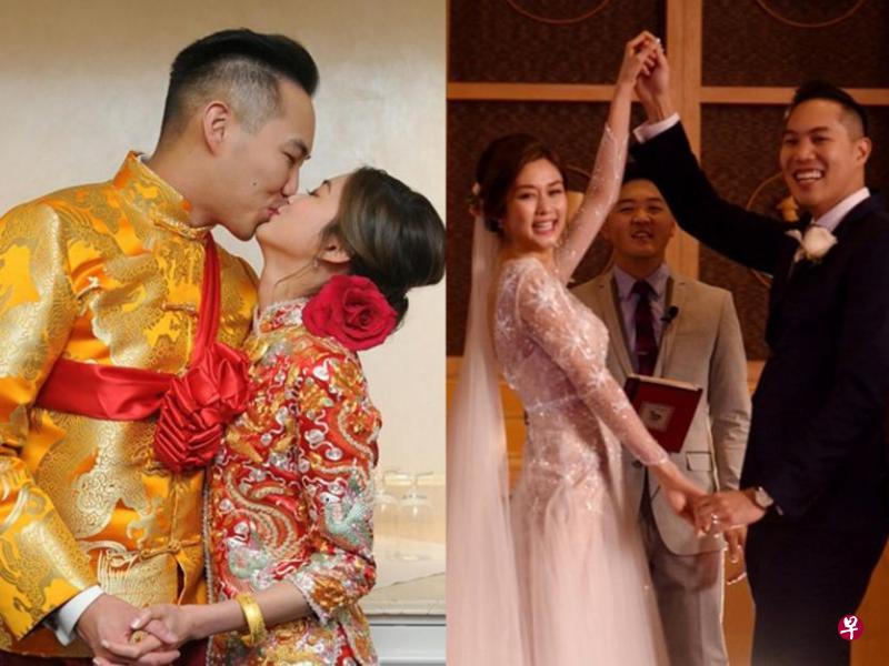 岑丽香与Joshua（强强）在温哥华结婚。（网络图）