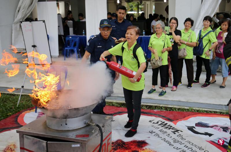 全国保家安民计划宣导活动未来将在更多地点举行，提高国人应对紧急事故的能力。（档案照片）