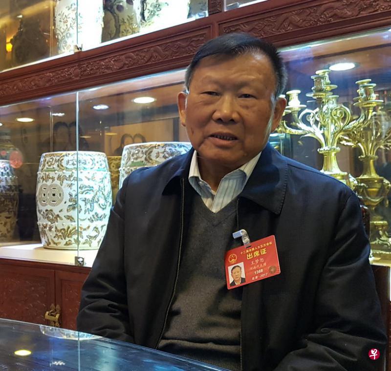 “中国铁路代言人”、中国工程院院士王梦恕：中国高铁建造费用低、工期短，运营安全绝对不会再出问题。（林子恒摄）