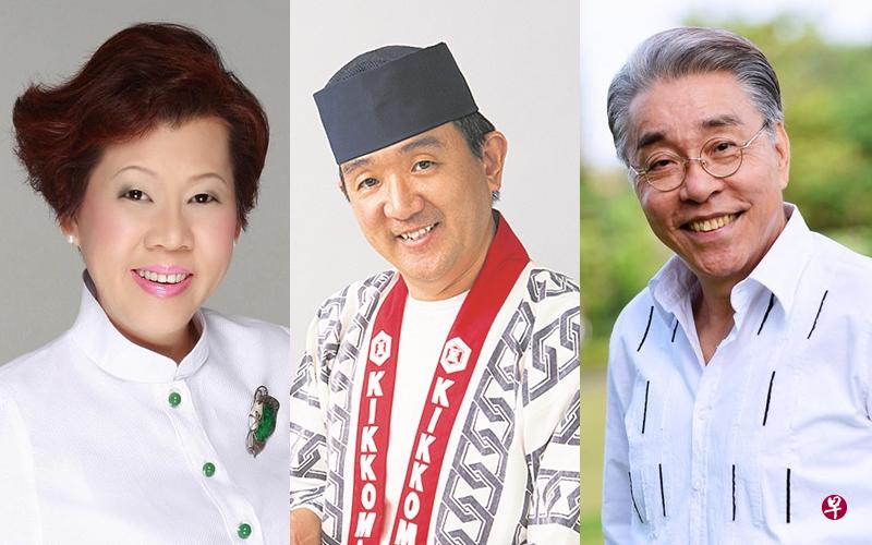 （左起）本地养生烹饪导师潘秀霞、日本厨师长谷川守及本地艺人陈澍城将出席“靓丽健康生活2017”，现场示范烹饪。