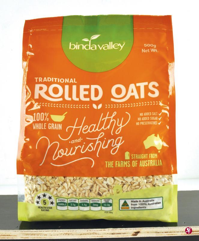 百美超级市场所售卖的有机食品Binda Valley Rolled Oats &amp; Quick Oats，特价$2.90，原价$3.80。促销截至7月31日。（商家提供）