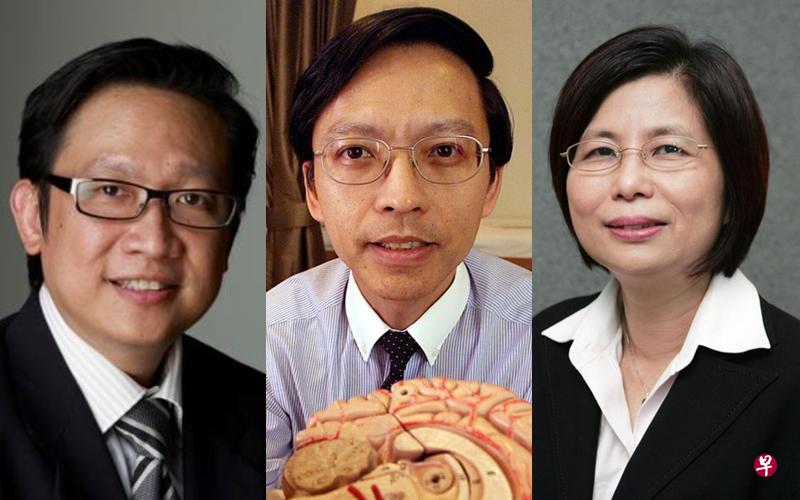 （左起）李文鉴医生、李锦耀医生和陈美娥医师将主讲脊椎关节疼痛护理。