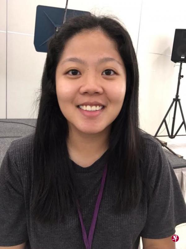 张颂恩21岁，南洋理工大学中文系学生。（受访者提供）
