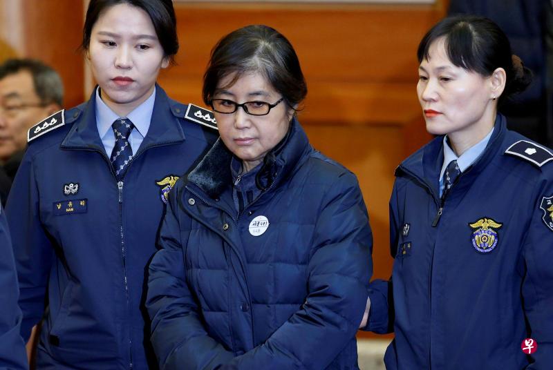 韩国闺蜜干政事件主角崔顺实。（路透社）