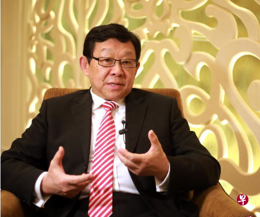 陈德铭：新加坡和中国是全球化下在亚洲展开区域合作的两个关系非常紧密、共赢的国家。全球化绝不意味一个国家的发展会对另一个国家构成威胁，任何一个国家的全球化对世界都是一个贡献。（唐家鸿摄）
