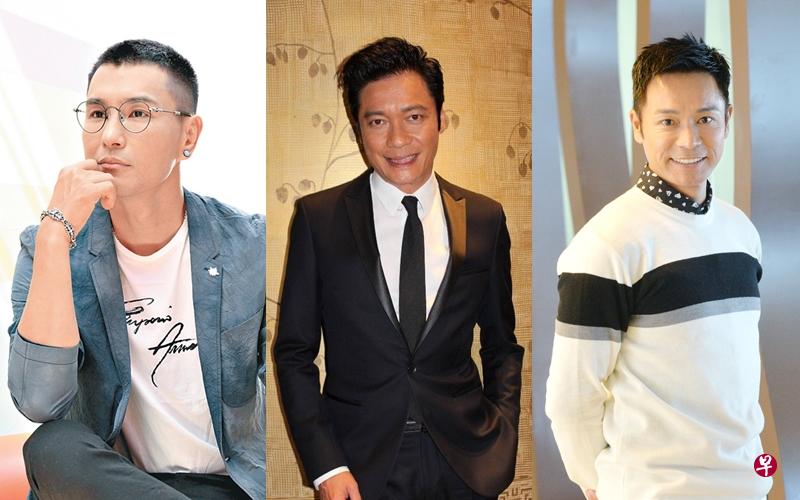陈展鹏（左起）、罗嘉良和郭晋安将争夺男主角奖。（图/档案照、互联网）