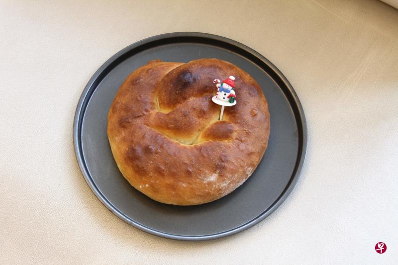 克兰德面包，独特的pretzel外形。