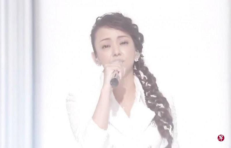 安室奈美惠以特别企划形式最后一次登上第68届红白歌合战 。（图：网络）