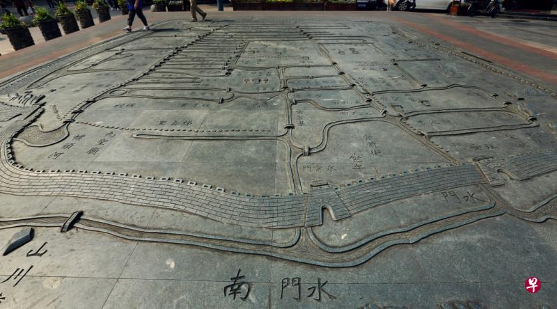 古温州城池地雕无声地讲述着东瓯的繁华。（王远昌摄）