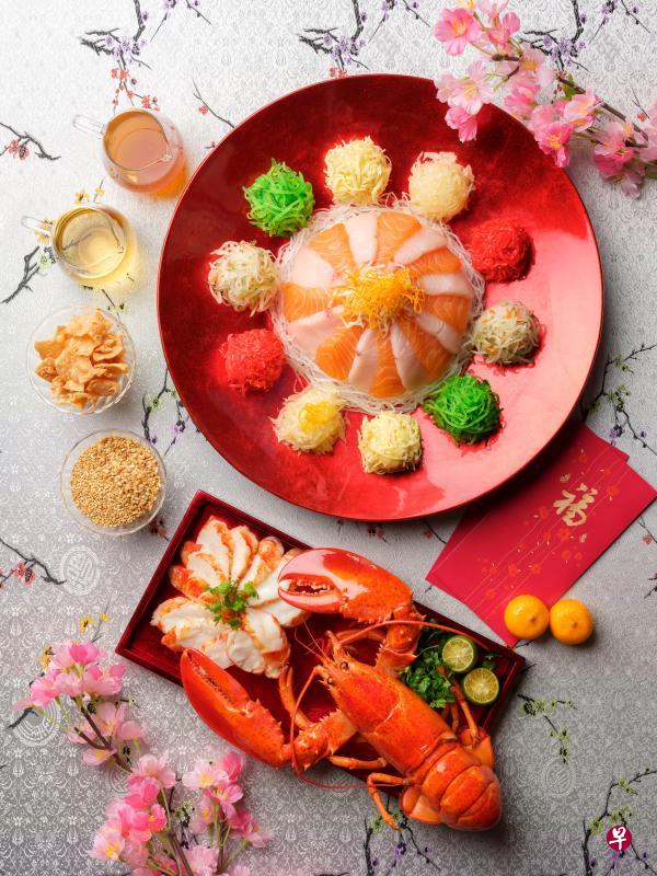 鸿运鰤鱼捞起。（餐馆提供）
