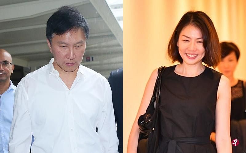 康希透过律师表示内心平静、陈绍云在亲友的陪同下出庭。（档案照/海峡时报）