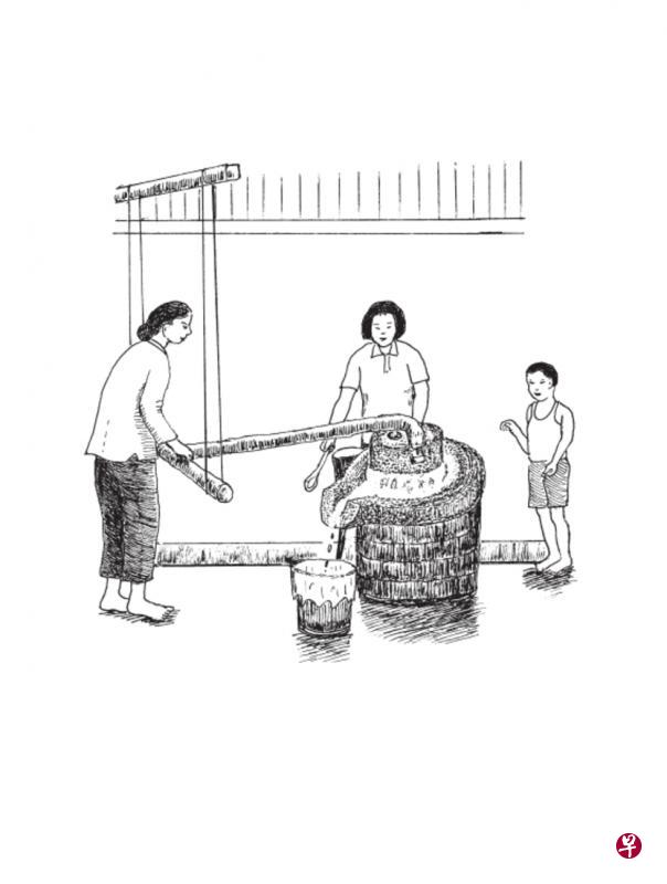 徐帆也以画笔留下乡村生活记录。
