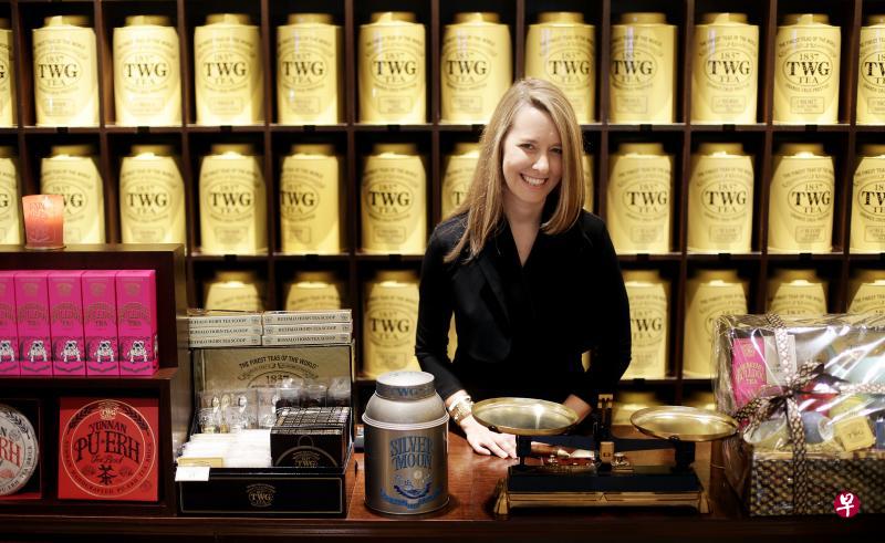 TWG Tea联合创办人兼传媒及商业开发总监玛兰达·巴恩斯指出，新加坡的大都会身份以及法律对企业治理与透明度的严格要求，加上其良好的贸易与投资环境，是经商的好地方。另外，自由贸易协定与开放政策也推动TWG Tea在国际舞台的迅速发展。（陈渊庄摄）