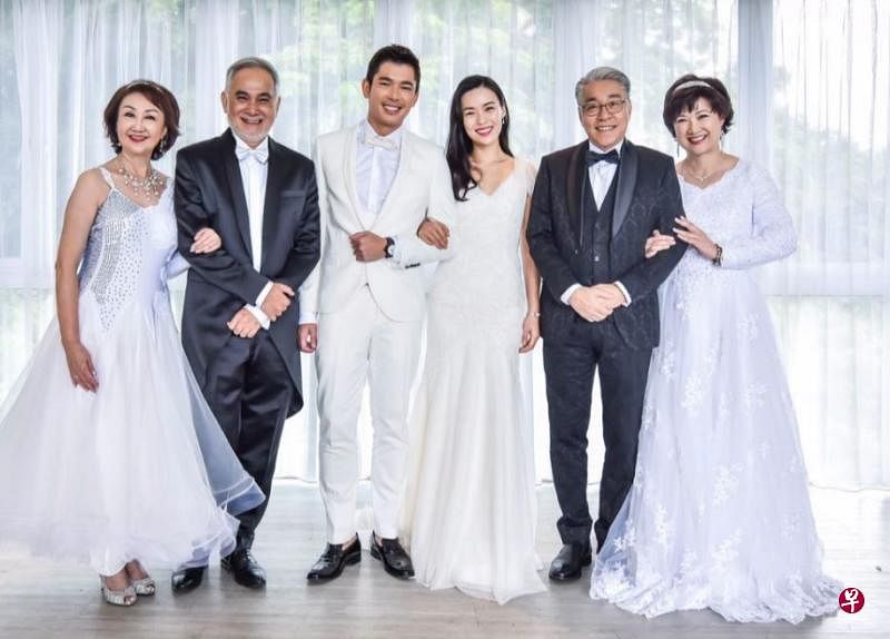 三对“新人”为《吃饱没？4》画下完美句点。左起林茹萍与朱厚任、黄俊雄与林慧玲以及陈澍城与洪慧芳。（ 图片：《吃饱没？4》）