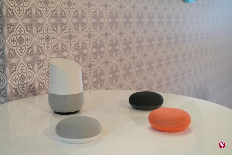 Google Home和Home Mini （谷歌提供照片）