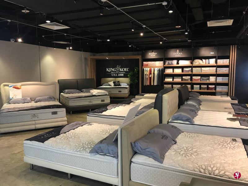 King Koil在滨海广场迁移到更大的店面，新店本月正式开张。（商家提供）