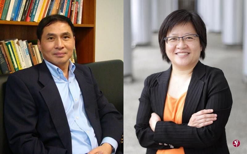 新加坡国立大学东亚研究所所长郑永年教授（左）与《联合早报》副总编辑兼联合早报网（中国）主编韩咏红，将在讲座中分享他们对中国进入习近平新时代的看法。