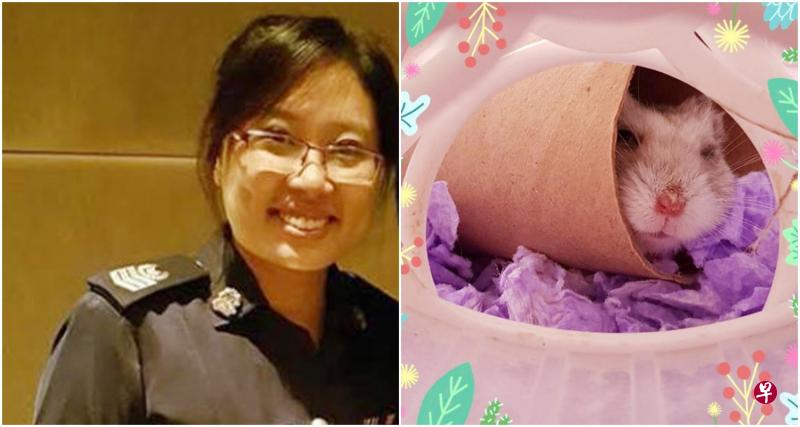 陈瑾珏（左图）被仓鼠咬伤，手臂与舌头一度出现麻痹，上周进院后陷入昏迷，两天前不治身亡。（取自面簿）