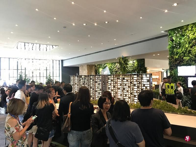 嘉和馨苑预览活动反应热烈，示范单位开放至今吸引超过6000人参观。（吉宝置业和永泰控股提供）