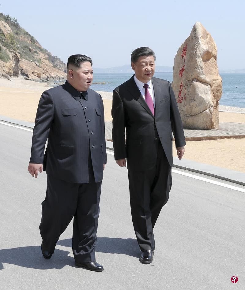 近两个多月内金正恩二访中国。（新华社）