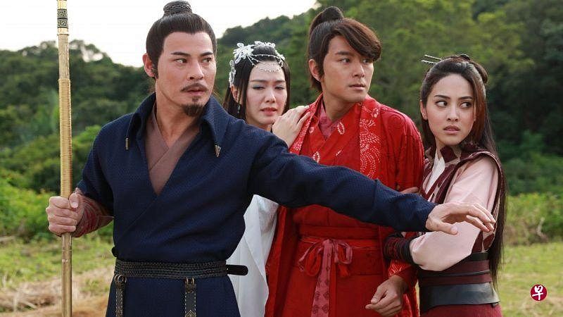 《翻》主要演员（左起）黄智贤、汤洛雯、萧正楠和陈凯琳。（互联网）