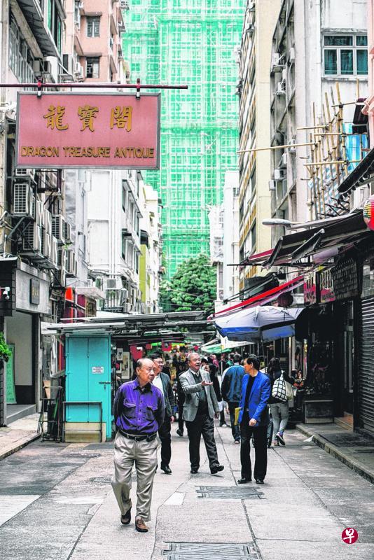 猫街一角。不少香港人也常去猫街淘宝。