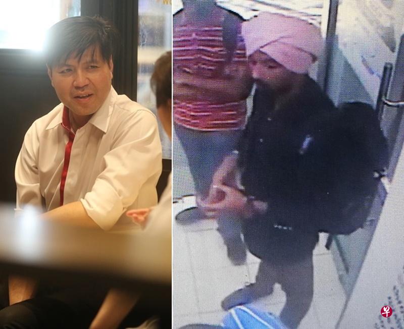 当铺男经理黄先生识破假枪后高呼求救。（意外组）