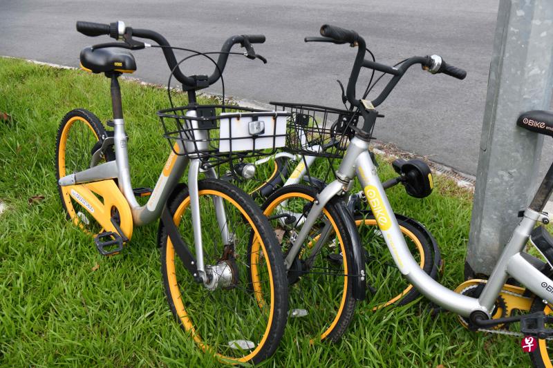 oBike清盘人已从公共场所移除了至少七成的oBike脚踏车。（法新社档案照）