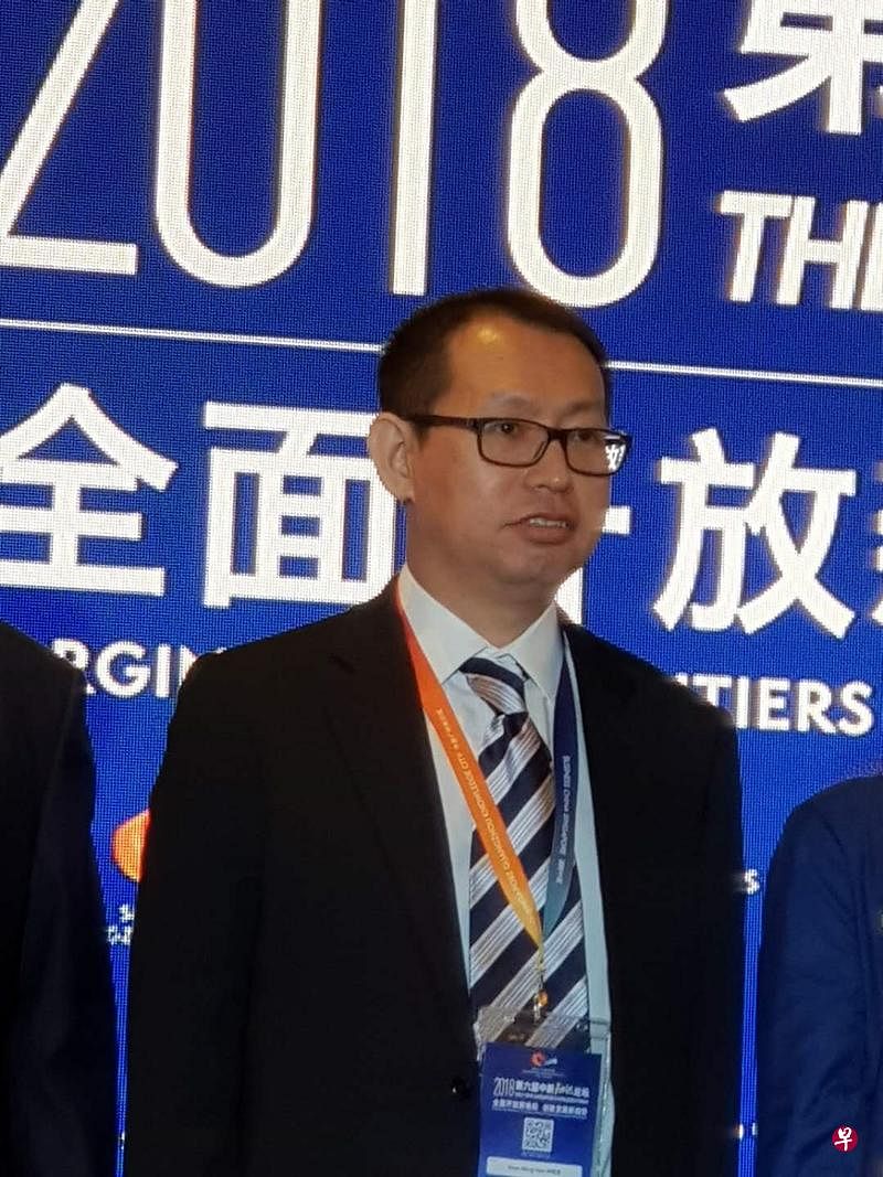  粤港澳大湾区研究院院长申明浩教授。（李气虹摄）