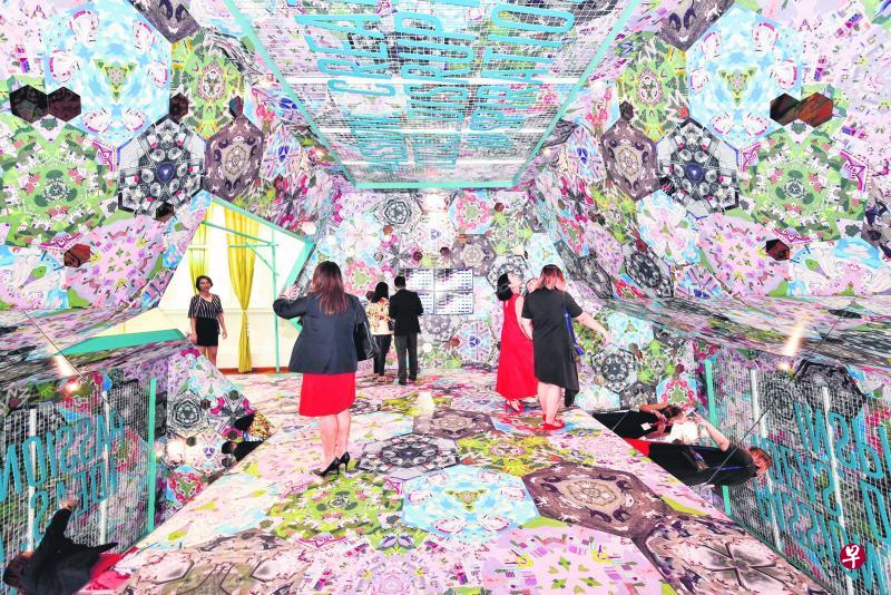 配合“心想狮城”，Atypical Singapore艺术展将于俄罗斯、缅甸和印度等多个国家展出七名本地作家的艺术作品。（海峡时报）