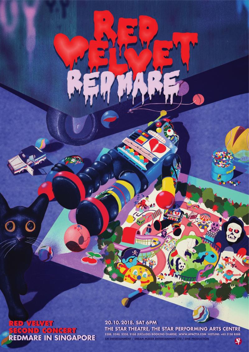 2014年出道Red Velvet，即将在10月来新开唱。（由ONE Production提供）