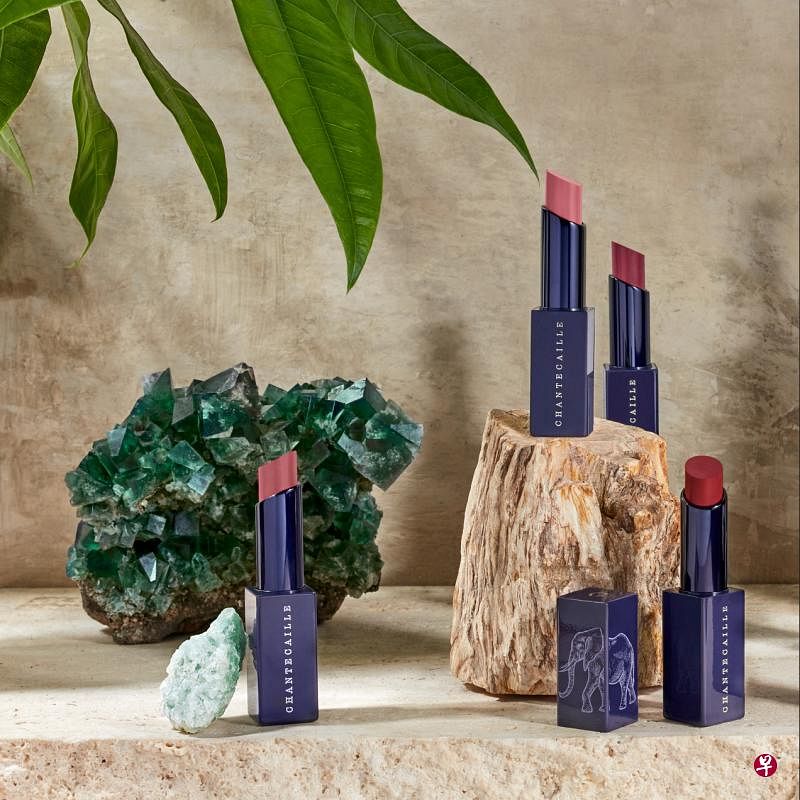 Chantecaille推出全新唇膏系列Lip Veil，部分销售将资助非盈利组织Space For Giants。（品牌提供）