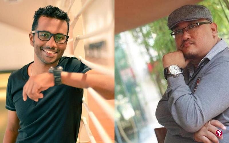 本地电影制片人Saleem Hadi（左）和本地导演巫培双将分别担任两场微电影工作坊的导师。（主办方提供）