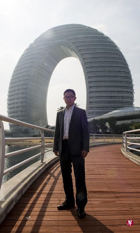 　郑飞洲：造型独特甚至有点奇怪的建筑，注定是一个伟大的作品。（受访者提供）