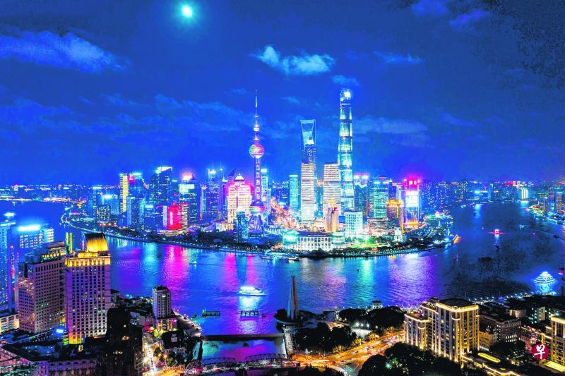 ▲上海浦东陆家嘴的天际线是中国改革开放成就的标志之一。（法新社）