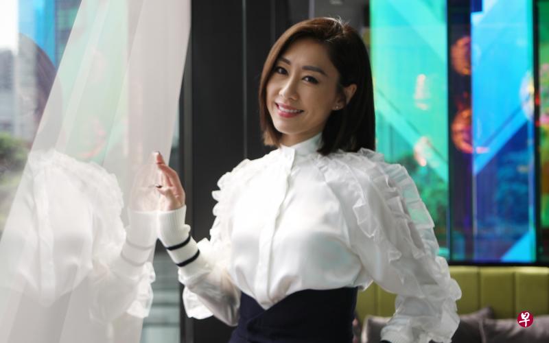 胡定欣今年只有一部无线剧《宫心计2深宫计》播映。（林泽锐摄）
