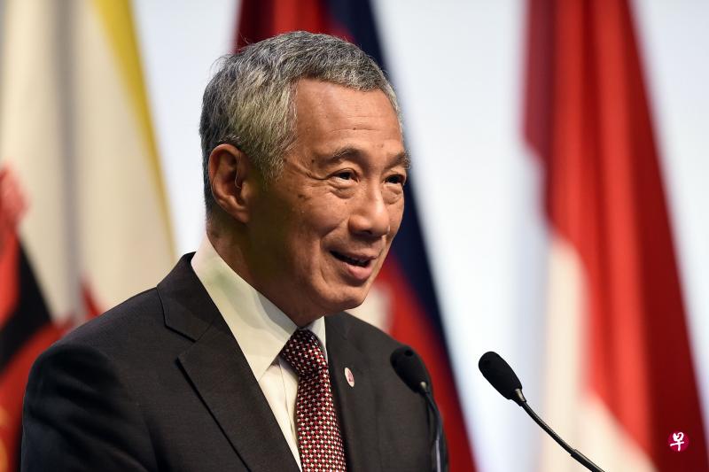 新加坡总理李显龙说，希望亚细安在2030年时能成为全球第四大经济体。（法新社）