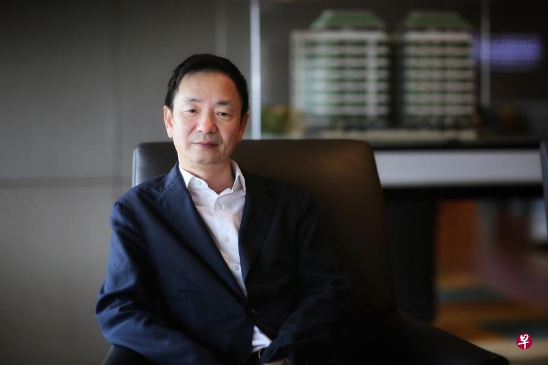 仁恒置地主席兼总裁钟声坚：金香园地段是一幅难得的永久地契地段，仁恒有信心把它做好，尤其这是集团在新加坡的第一个私宅项目，更要把它做好，让消费者有更深刻的感受。（龙国雄摄）