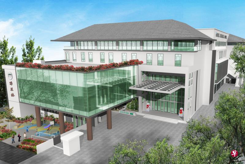 醉花林俱乐部扩建高脚翼楼的建筑构想图。（醉花林提供）