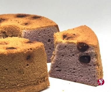 松园低糖紫薯戚风蛋糕（商家提供）