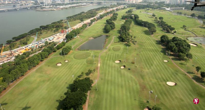 靠近建国元勋纪念堂的新地铁站目前是高尔夫球场的保留地段，而高尔夫球场的租约将在2024年到期，之后将不再发出新租约。（何家俊摄）
