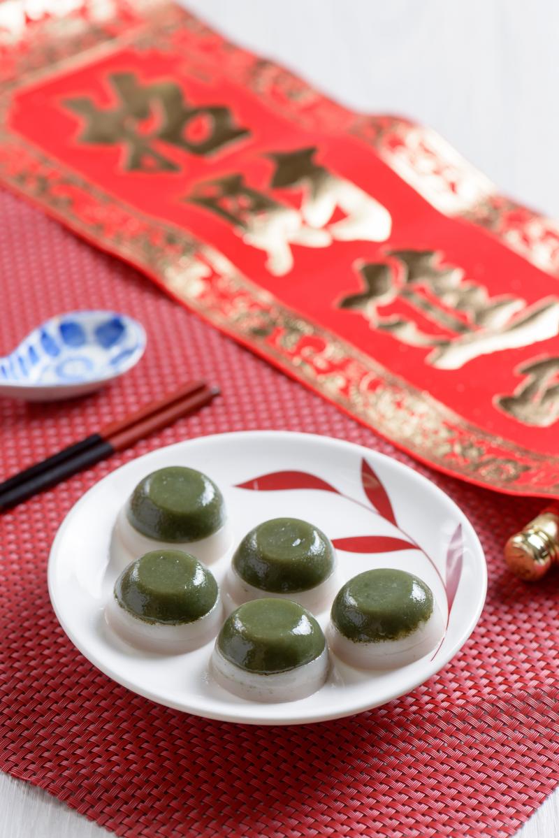  【新年年菜】圆圆满满 (三色小米糕)。 《优1周》/uweekly.sg 