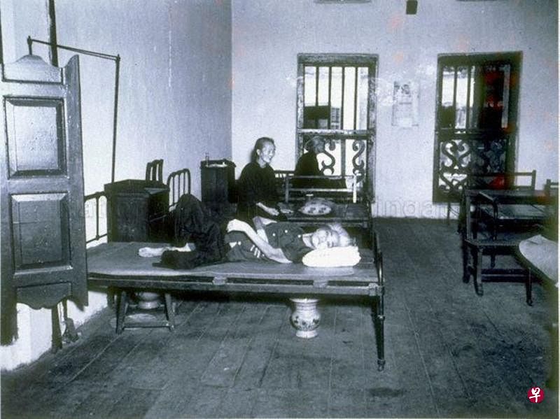 大难馆养病所内观。（档案照）