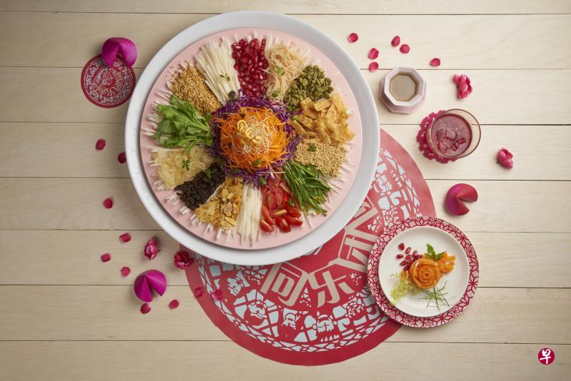 灵芝素食馆的素鱼生，健康美味。（餐馆提供）