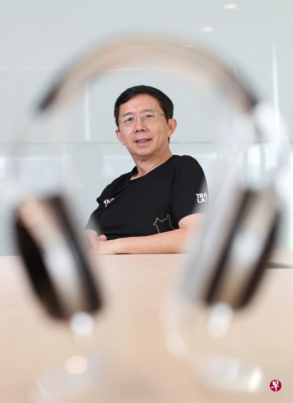 创新科技公司（Creative Technology）主席兼首席执行官沈望傅。（谢智扬摄）