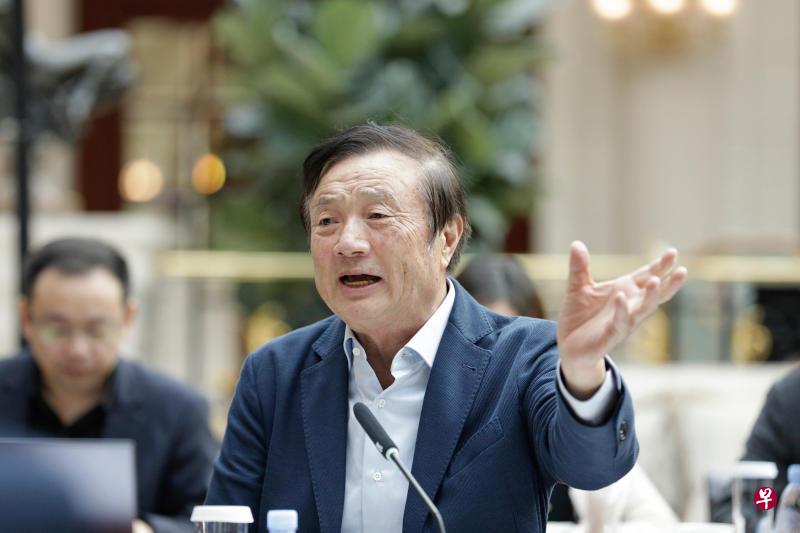 华为创办人任正非。（彭博社）