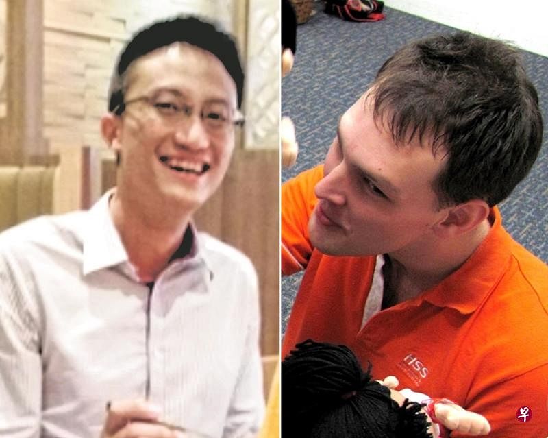 米霍易（左）曾在淡马锡理工学院当讲师，吕德祥（右）曾担任卫生部国家公共卫生与流行病学部任职主任。（档案照）